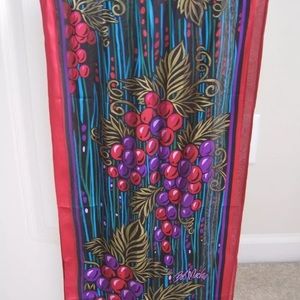 Bob Mackie 100% Silk Scarf